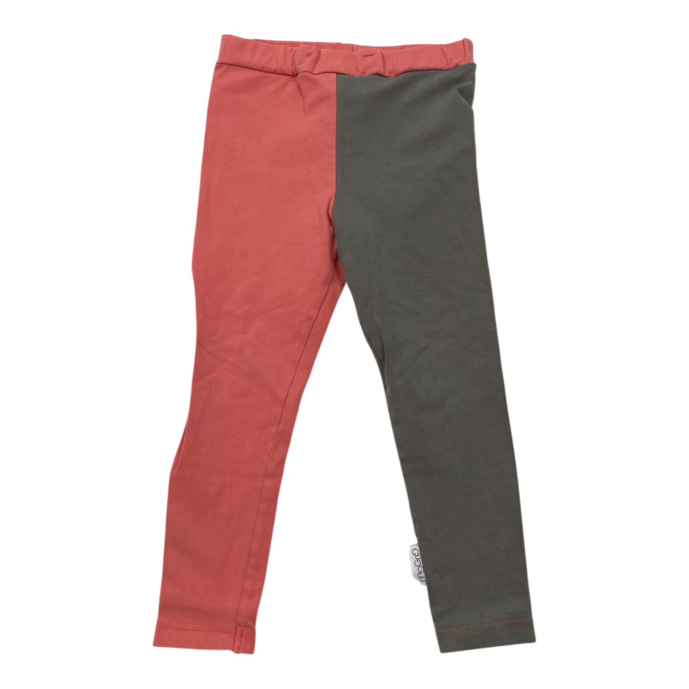 Gugguu block leggings, pink / grey | 86cm