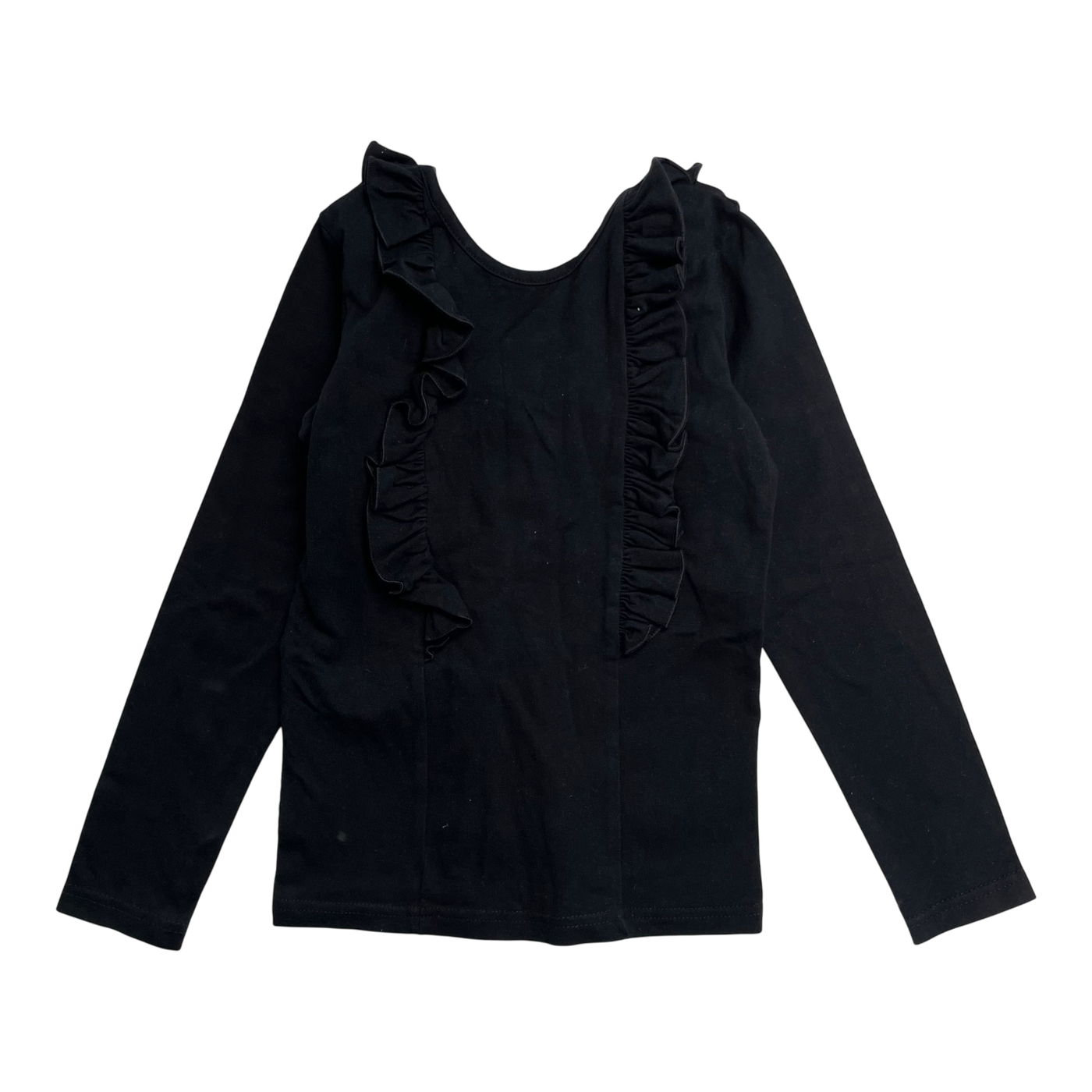 Gugguu Frill Shirt, schwarz | 104 cm