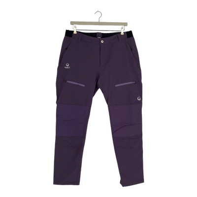 Halti Pallas warm x-strech pants, plum | woman 46+