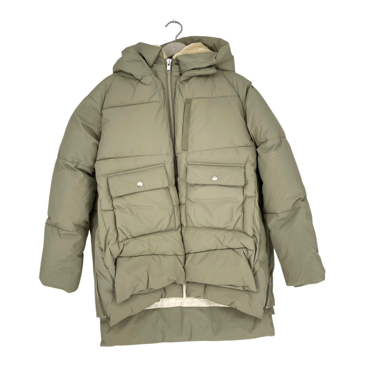 Embassy of Bricks and Logs Lyndon puffer jacket, tea green | woman S