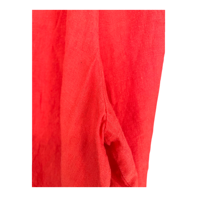 Papu linen culottes, red | woman M