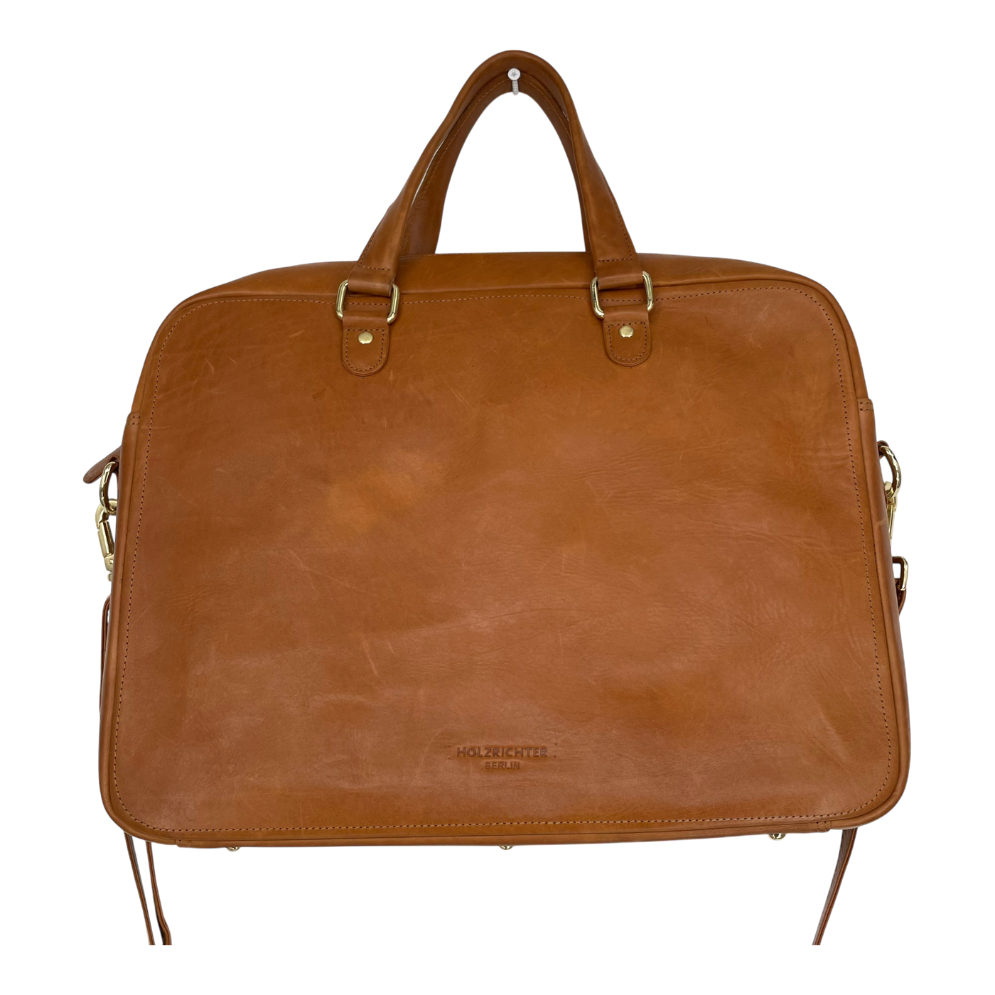 Holzrichter leather breafcase, caramel