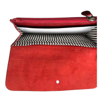 Holzrichter leather wallet, red