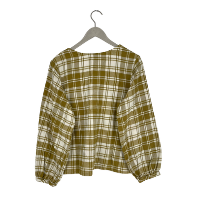 R-Collection kira flannel blouse, mustard | woman S