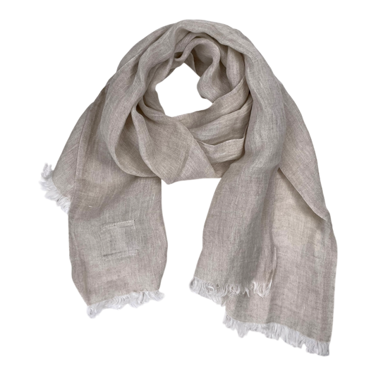 Lapuan Kankurit linen scarf, beige