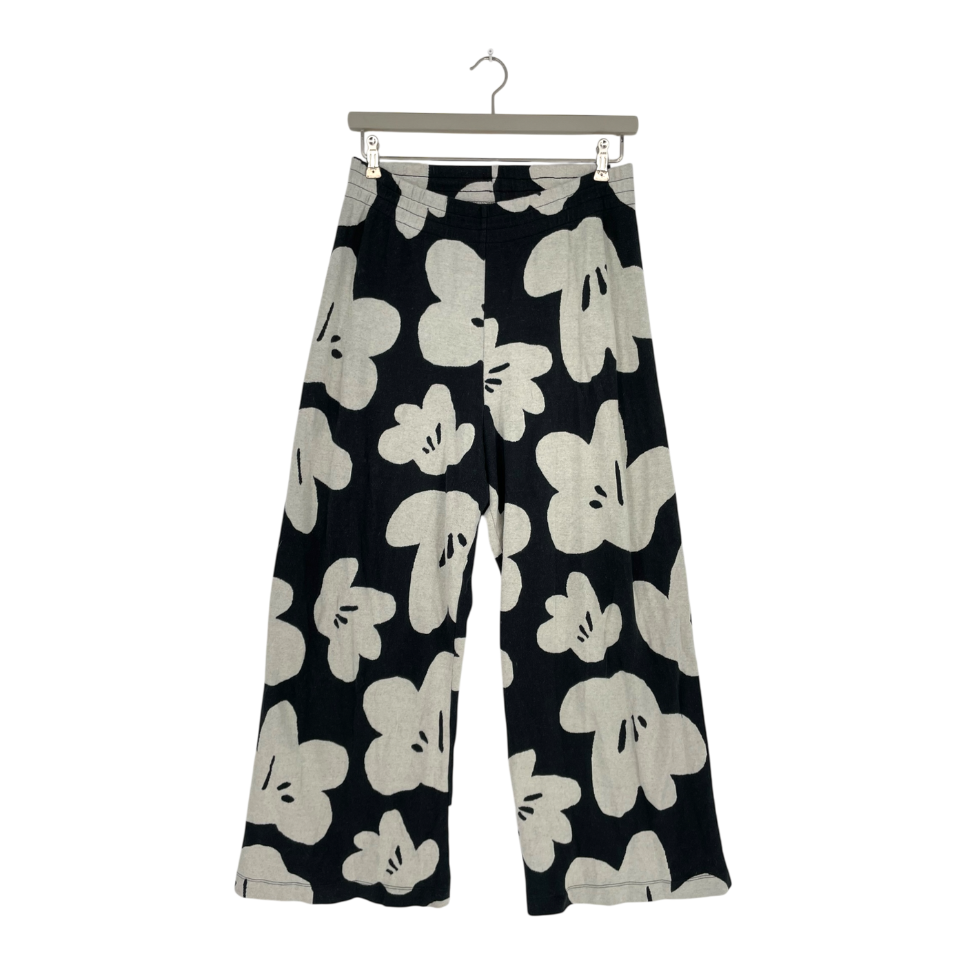 Mainio jacquard culottes, flowers | woman L/XL