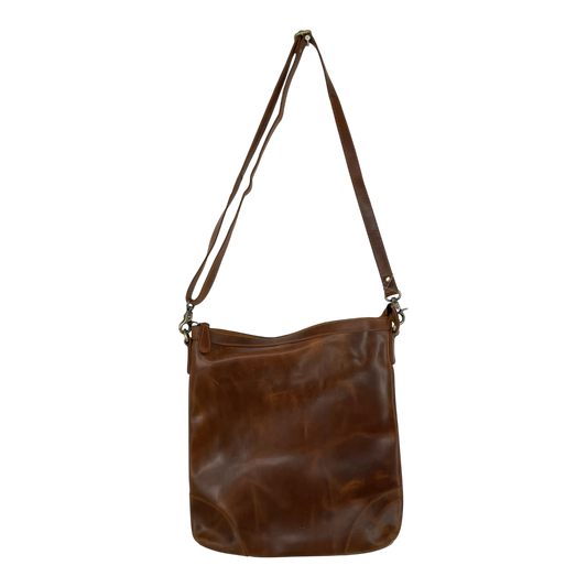 Holzrichter leather hobo bag, caramel