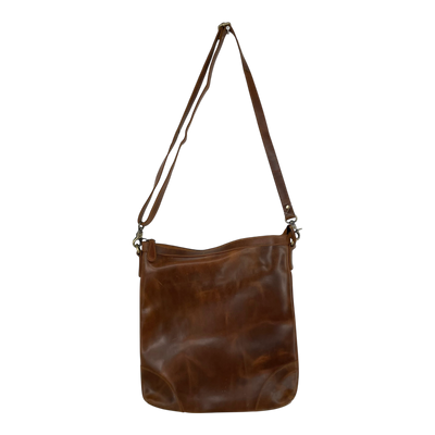 Holzrichter leather hobo bag, caramel