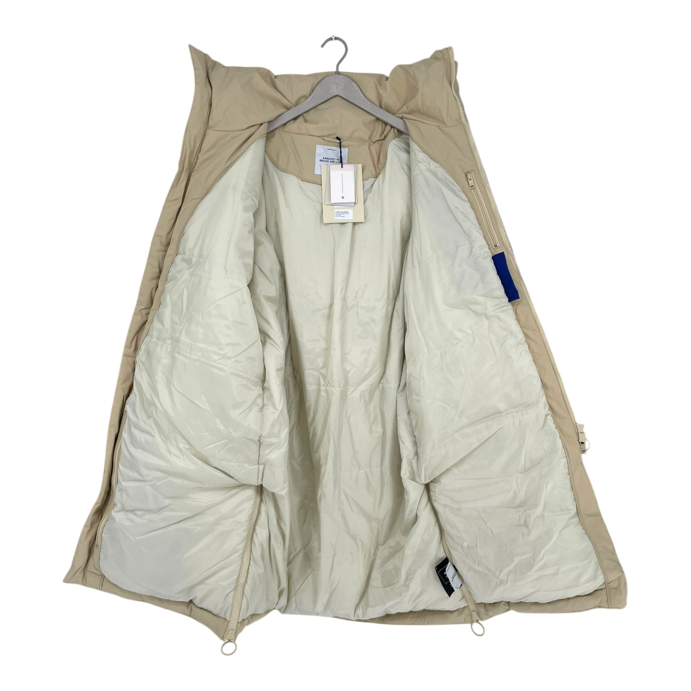 Embassy of Bricks and Logs elverum utility parka, sand | unisex L