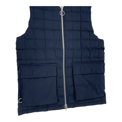 Embassy of Bricks and Logs whitton vest, dark navy | unisex L