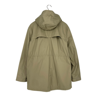 Makia rey parka jacket, tan | unisex M