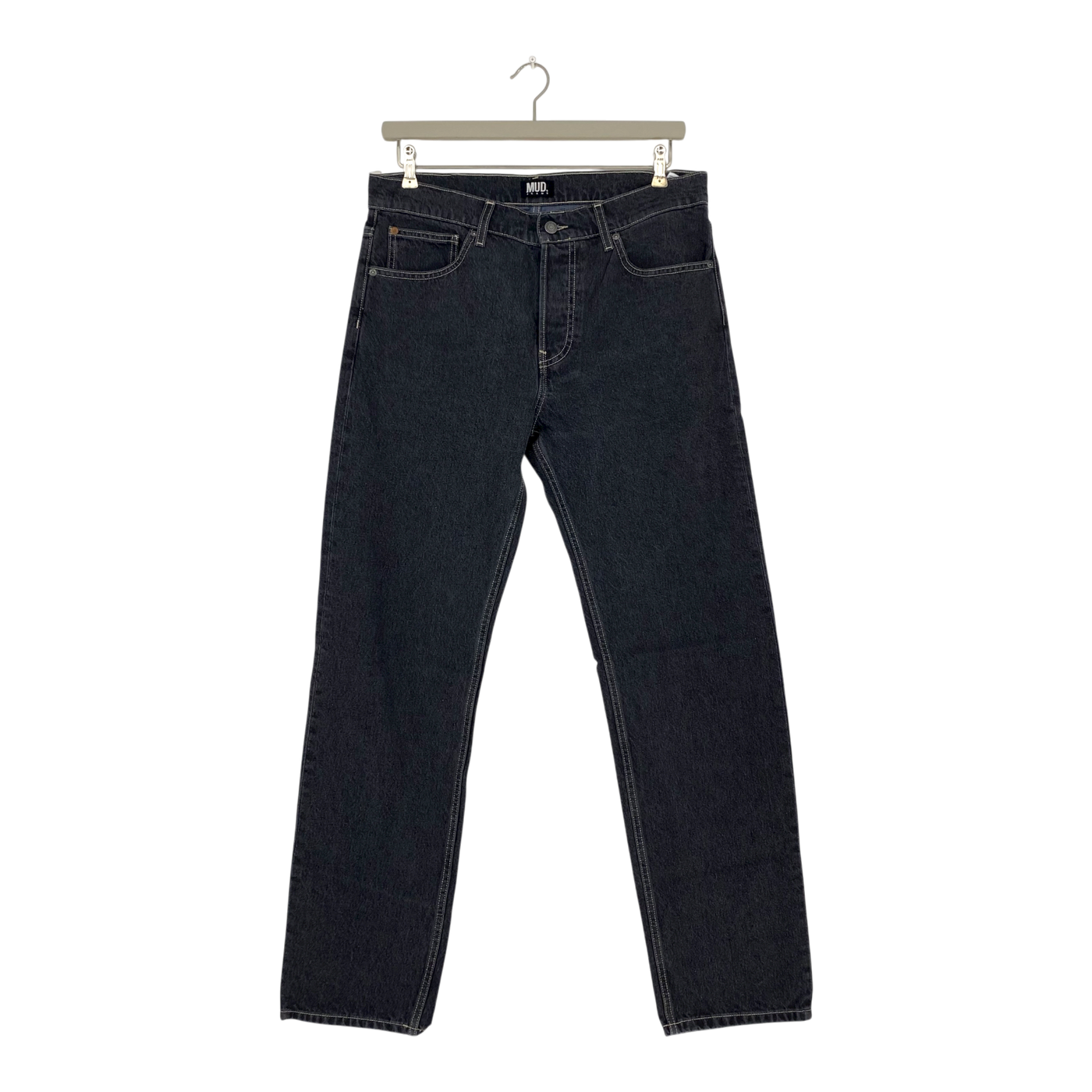 Mud Jeans easy mid tapered pants, vintage black | man 32/32