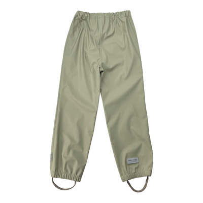Mini A Ture matreinar rain pants, tea green | 122cm