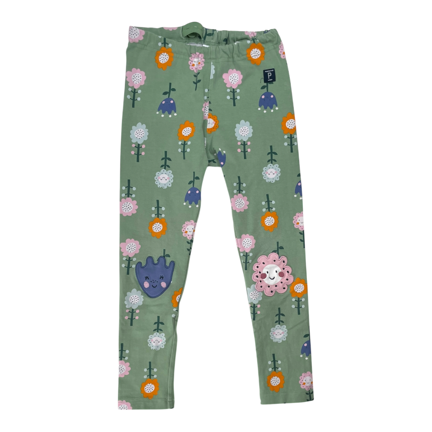 Polarn O. Pyret leggings, flowers | 122cm