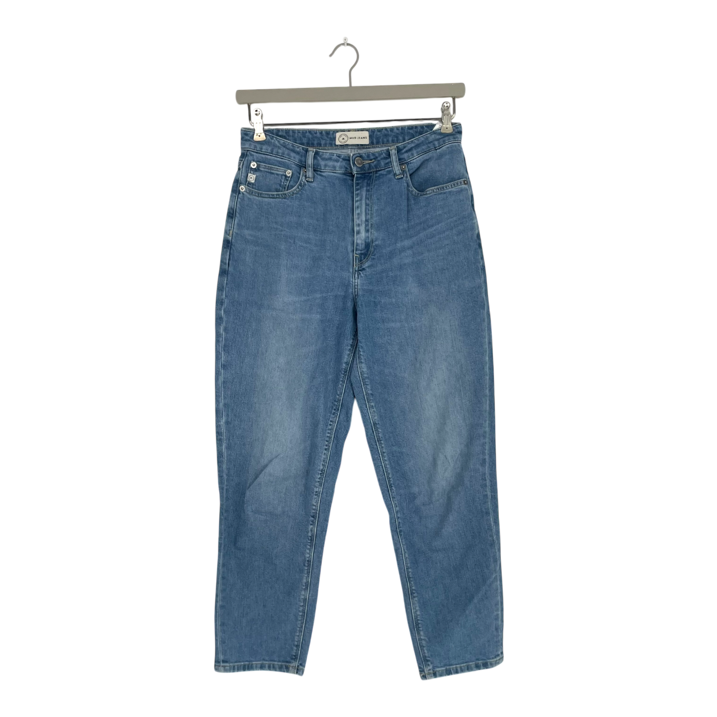 Mud Jeans mams high tapered jeans, denim blue | woman 28/27