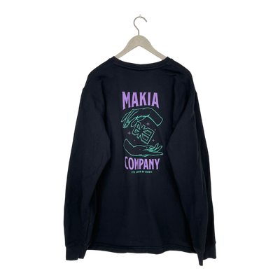 Makia sweatshirt, black | man XXL
