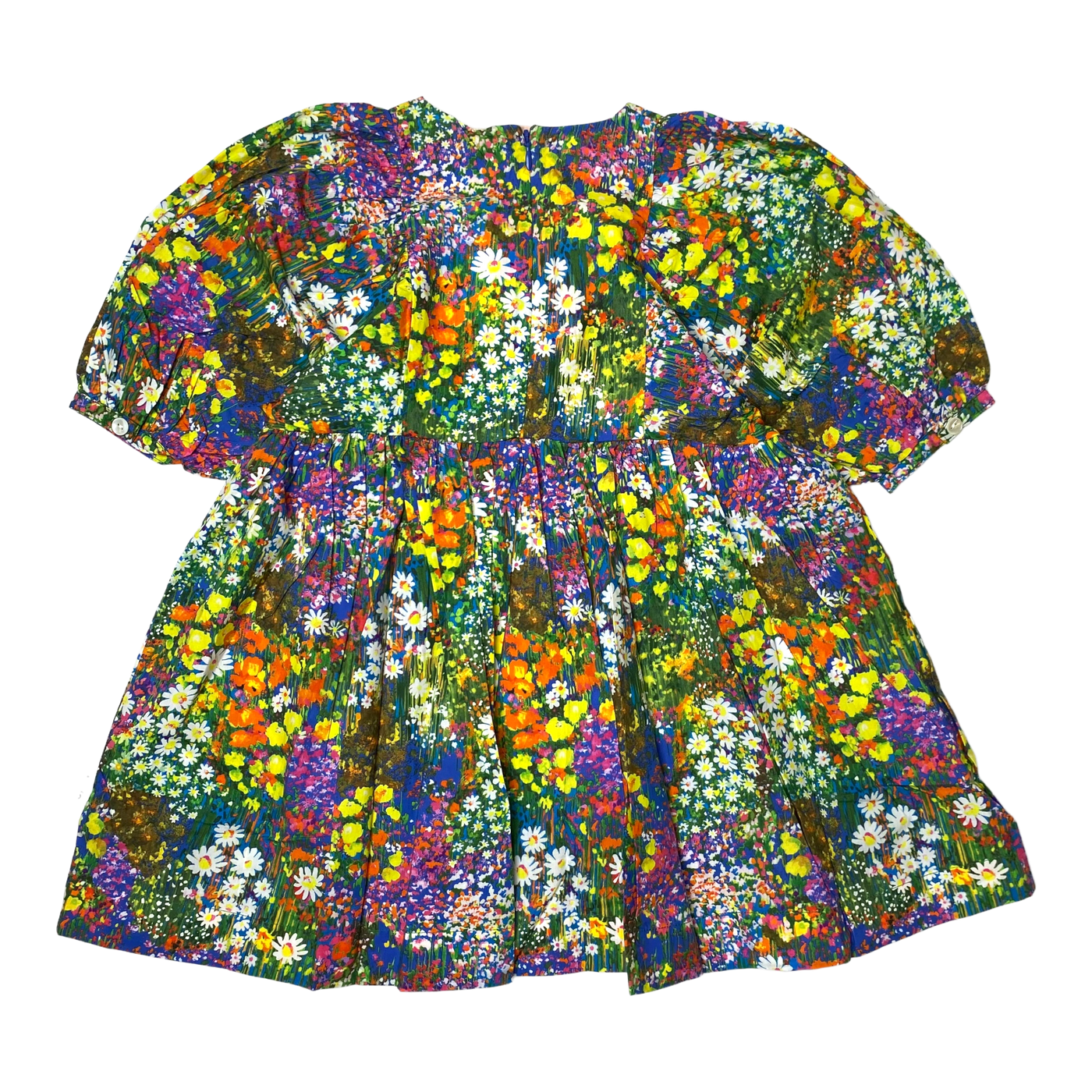 Molo woven dress, flower | 98/104cm