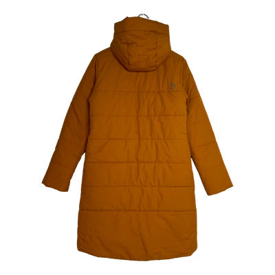 Didriksons valentina parka jacket, carrot orange | woman 36