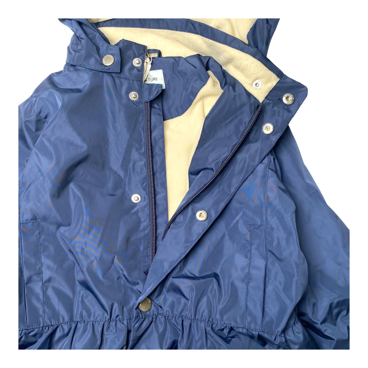 Mini A Ture wela fleece midseason jacket, blue nights | 110cm