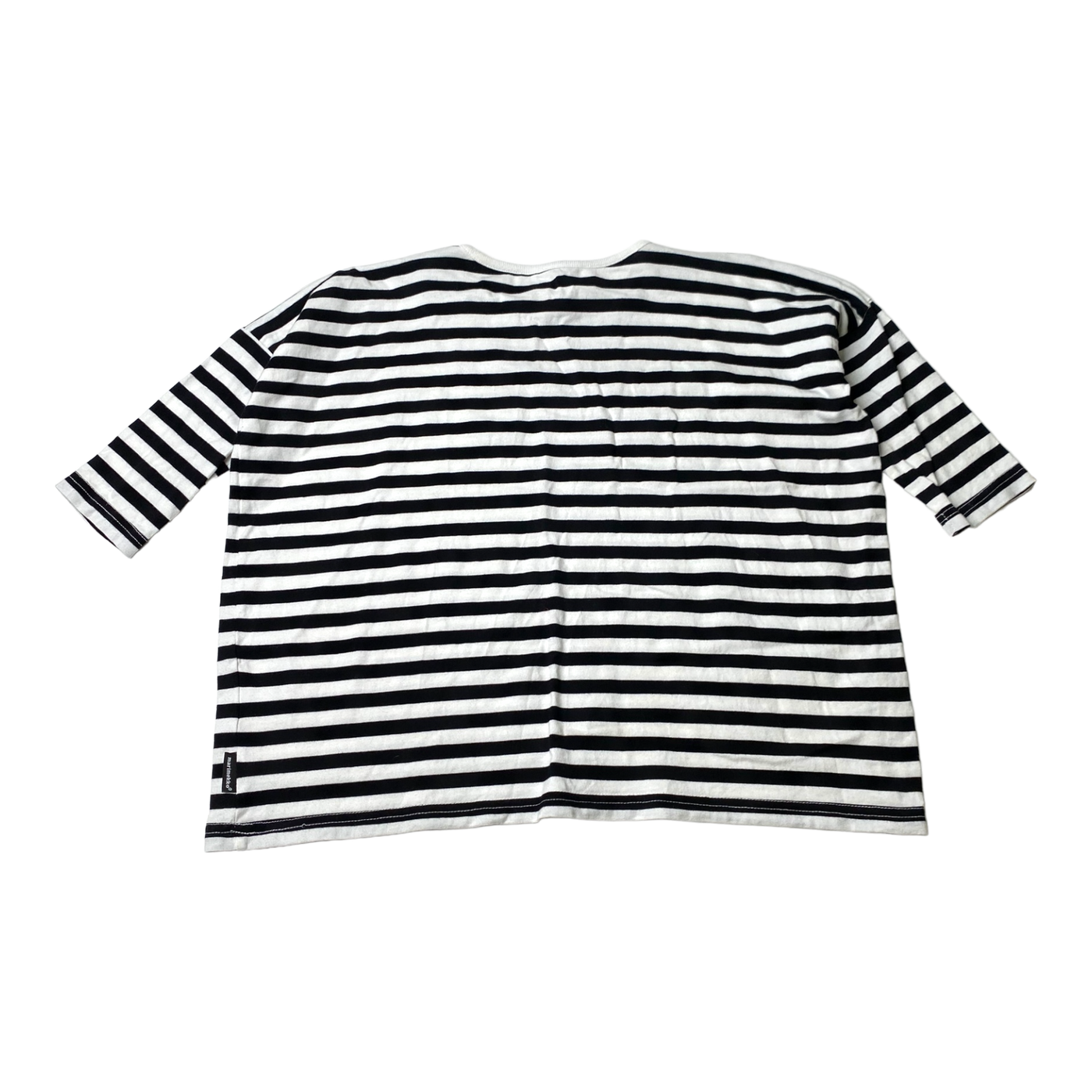 Marimekko stripe shirt, balck / white | 128/134cm