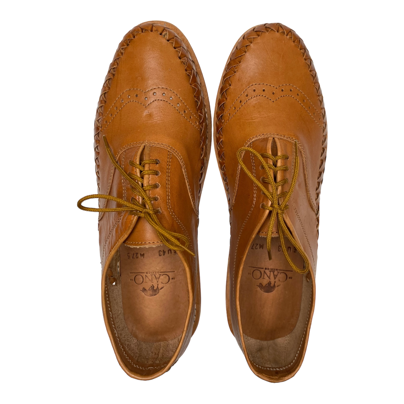 Cano pancho caballero shoes, cognac | 43