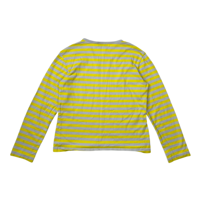 Marimekko stripe shirt, yellow and grey | 150cm