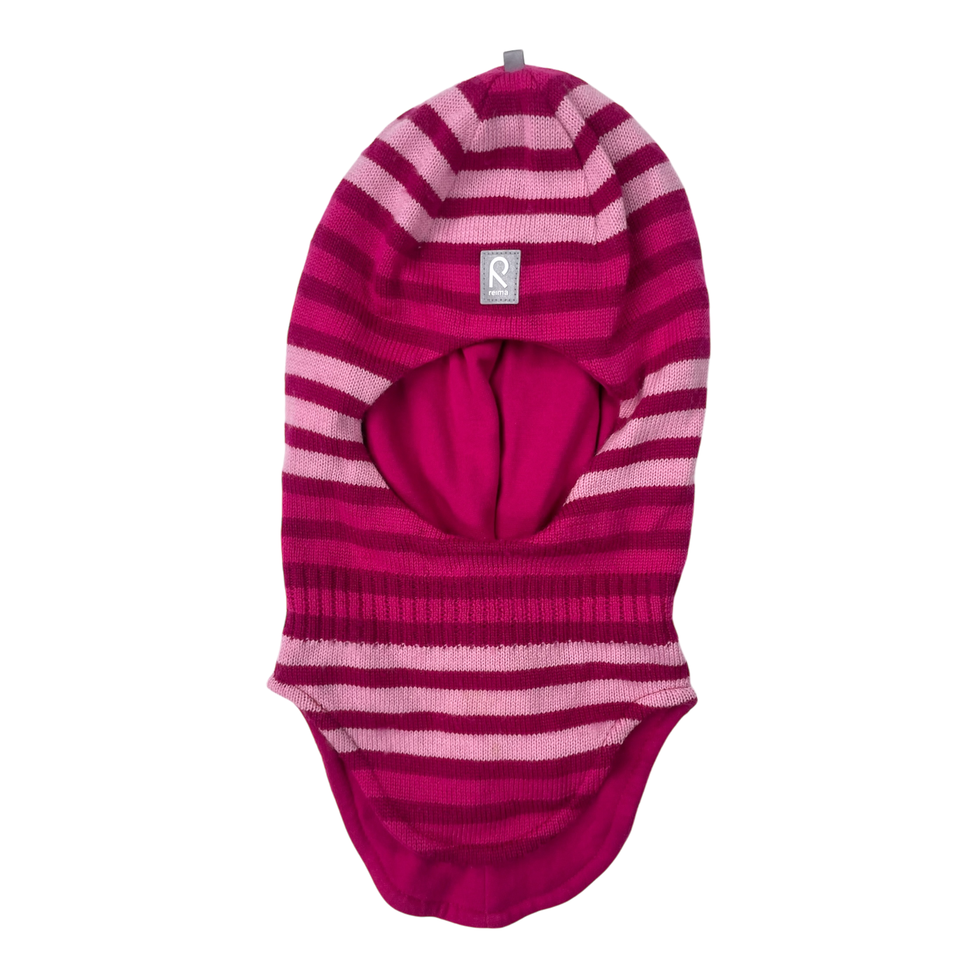 Reima wool balaclava, pink stripes | 4-7y