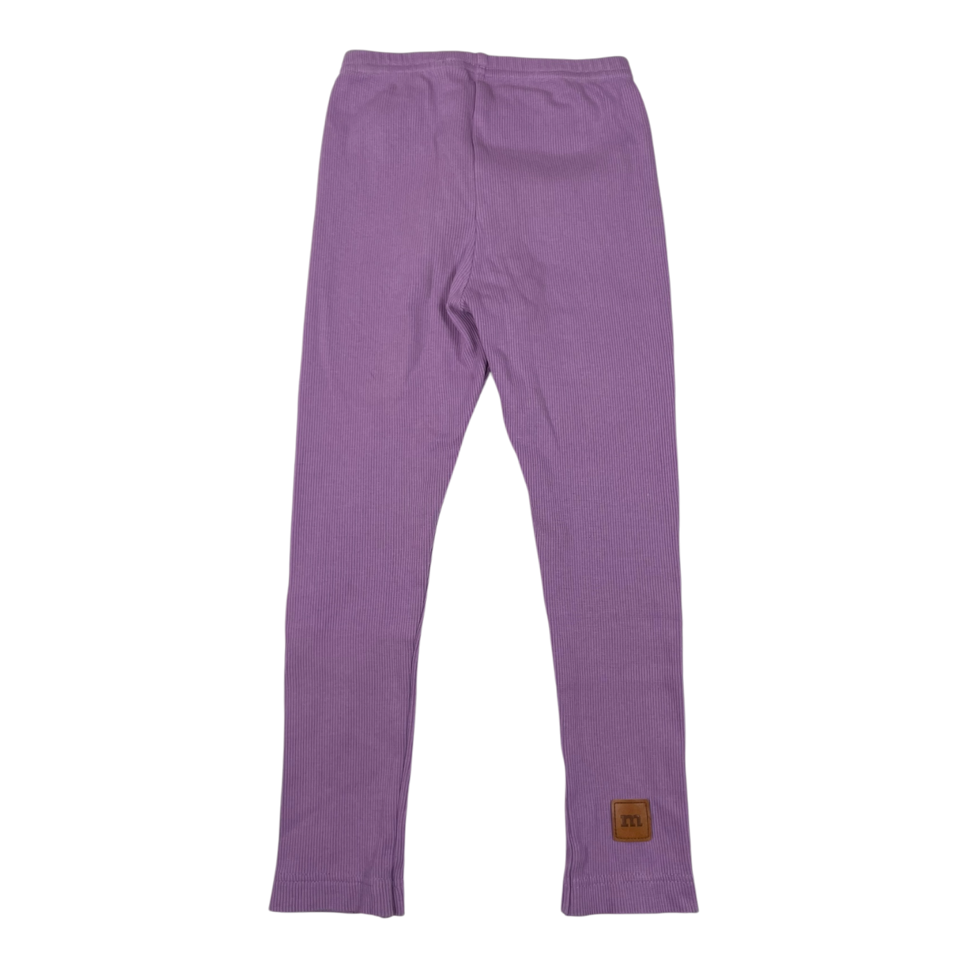 Metsola rib leggings, lavender | 110/116cm