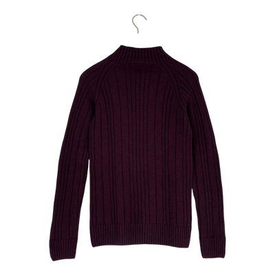 North Outdoor merino sweater, dark purple | woman S
