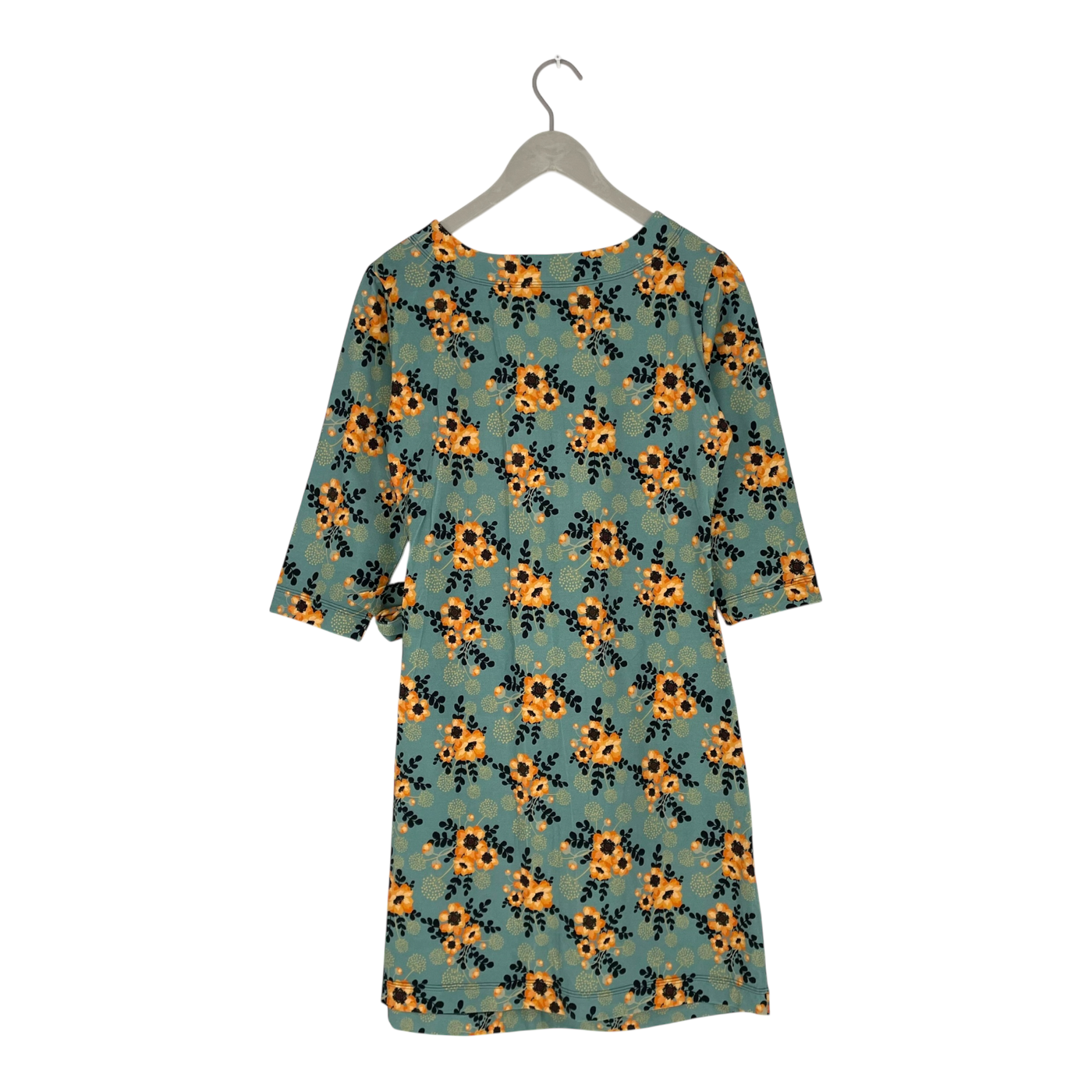 Ommellinen knot 3/4 sleeve tunic, flowers | woman M