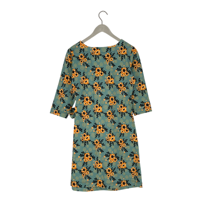Ommellinen knot 3/4 sleeve tunic, flowers | woman M