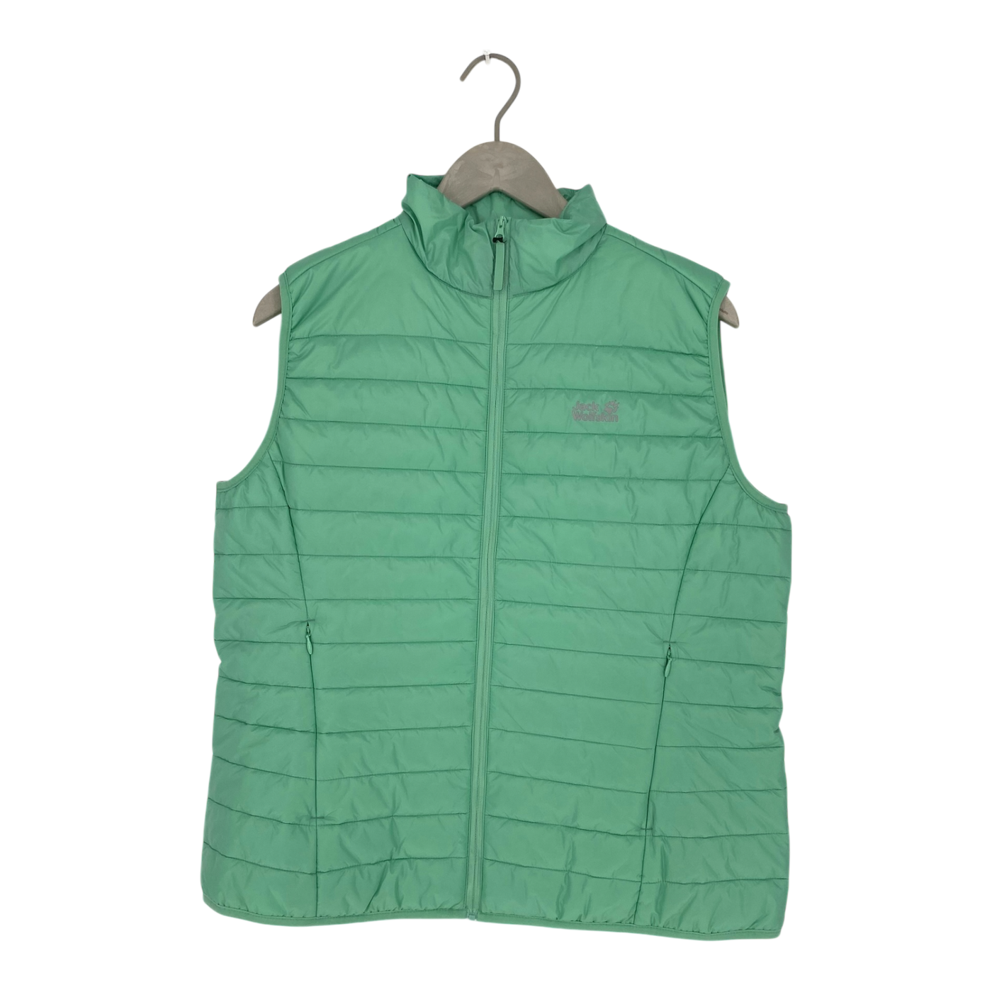 Jack Wolfskin padded vest, tea green | woman XL