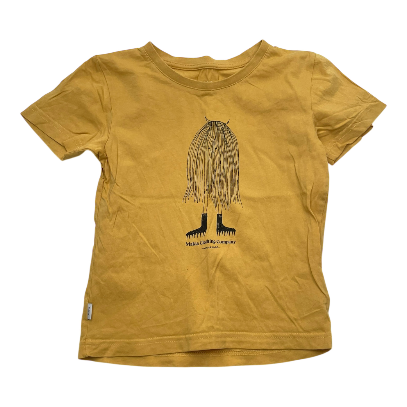 Makia t-shirt, amber | 98/104cm