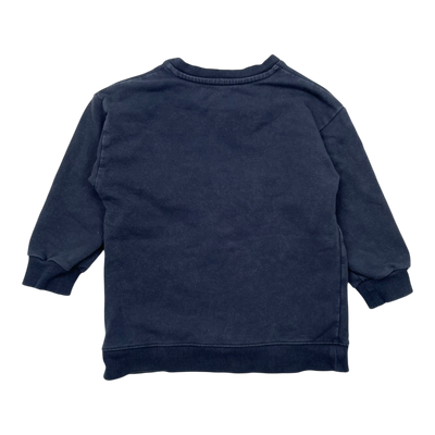 Metsola basic sweatshirt, midnight blue | 98/104cm