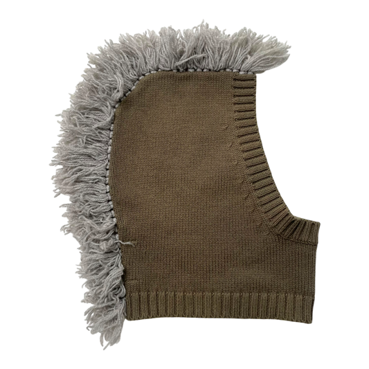 Stella McCartney balaclava, olive | 52/54cm