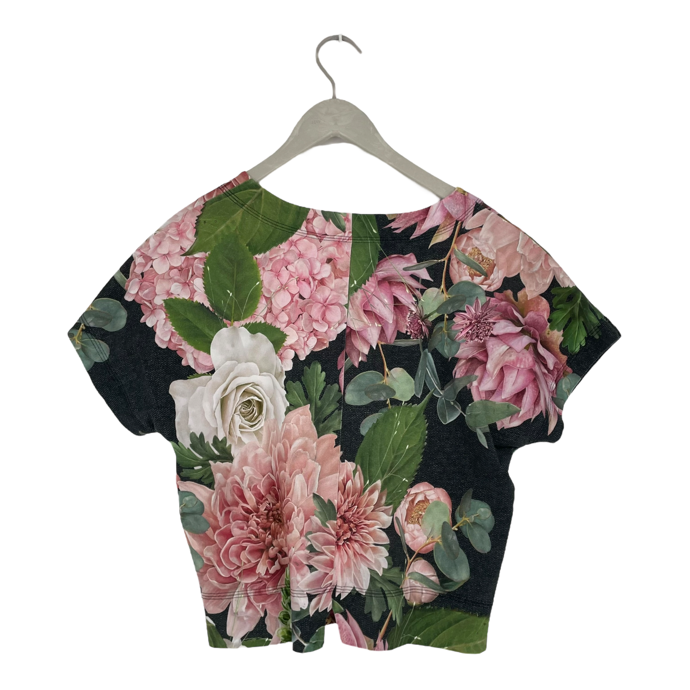 Ommellinen kolmio t-shirt, flowers | woman S