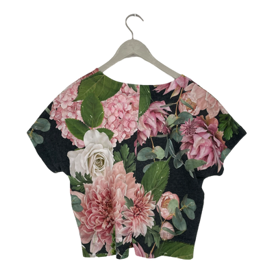 Ommellinen kolmio t-shirt, flowers | woman S