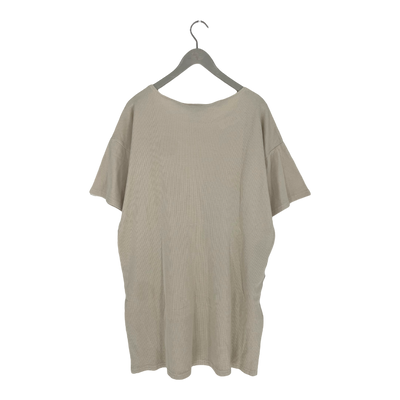 Aarre waffle t-shirt, wheat | woman XL