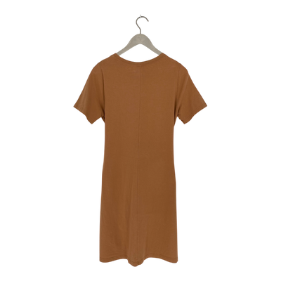 Kaiko t-shirt belted dress, caramel | woman M