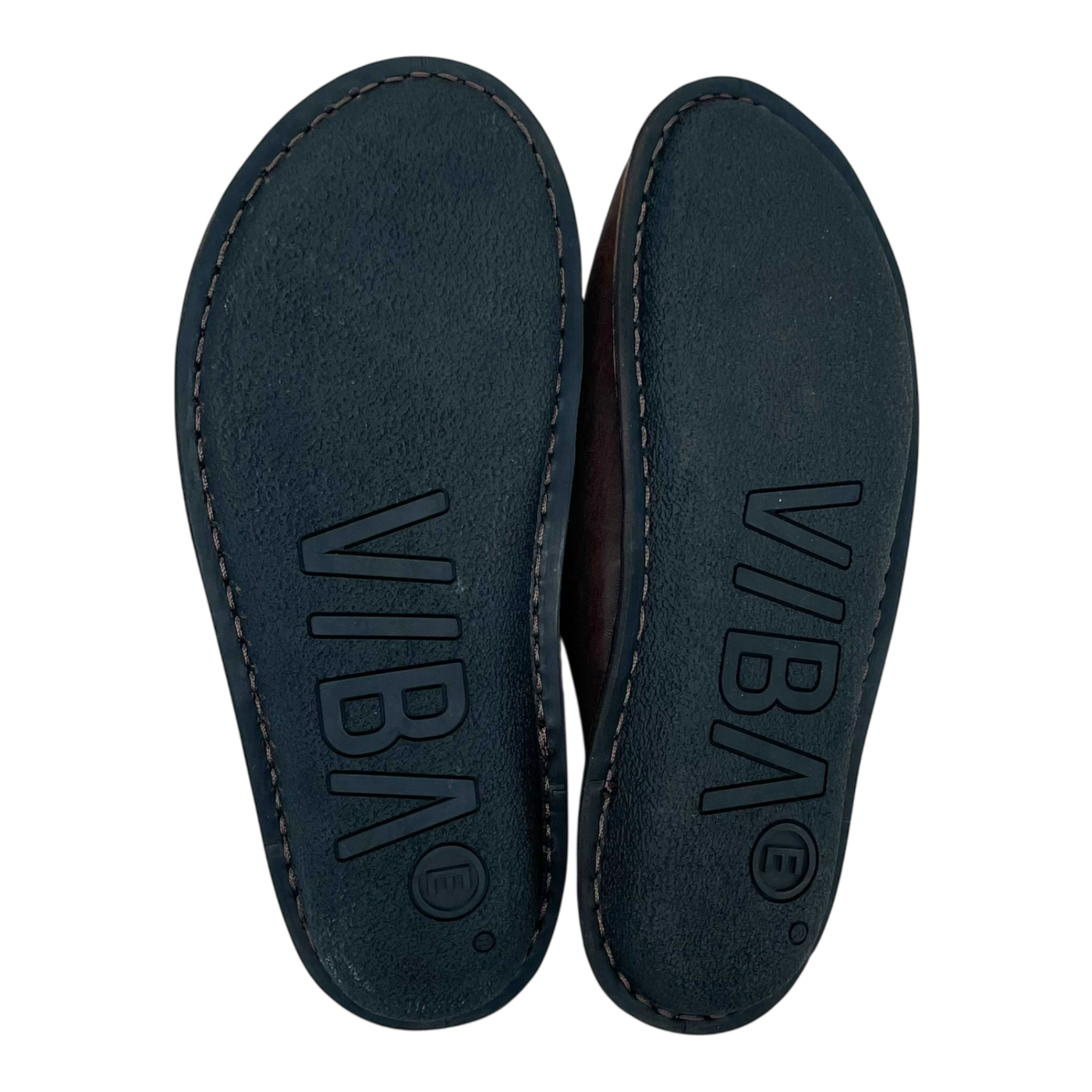 VIBAe Roma leather slippers, cocoa brown | 43