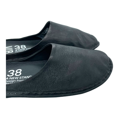 VIBAe Roma leather slippers, preto black | 38