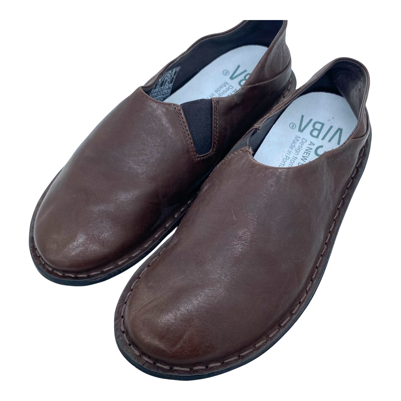 VIBAe Zuma leather shoes, cocoa brown | 39