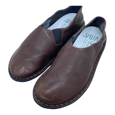 VIBAe Zuma leather shoes, cocoa brown | 39