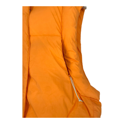 Embassy of Bricks and Logs andora puffer vest, orange | unisex S