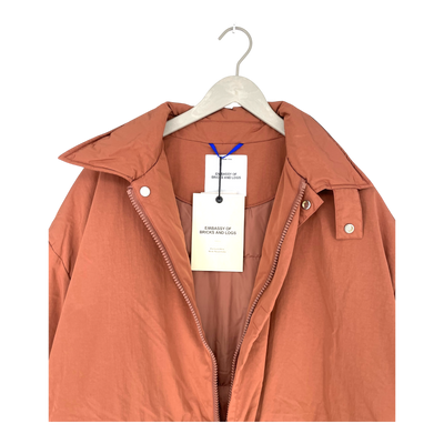 Embassy of Bricks and Logs paju trench jacket, terracotta | woman L