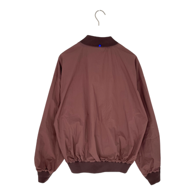 Embassy of Bricks and Logs khudi bomber jacket, plum | unisex L