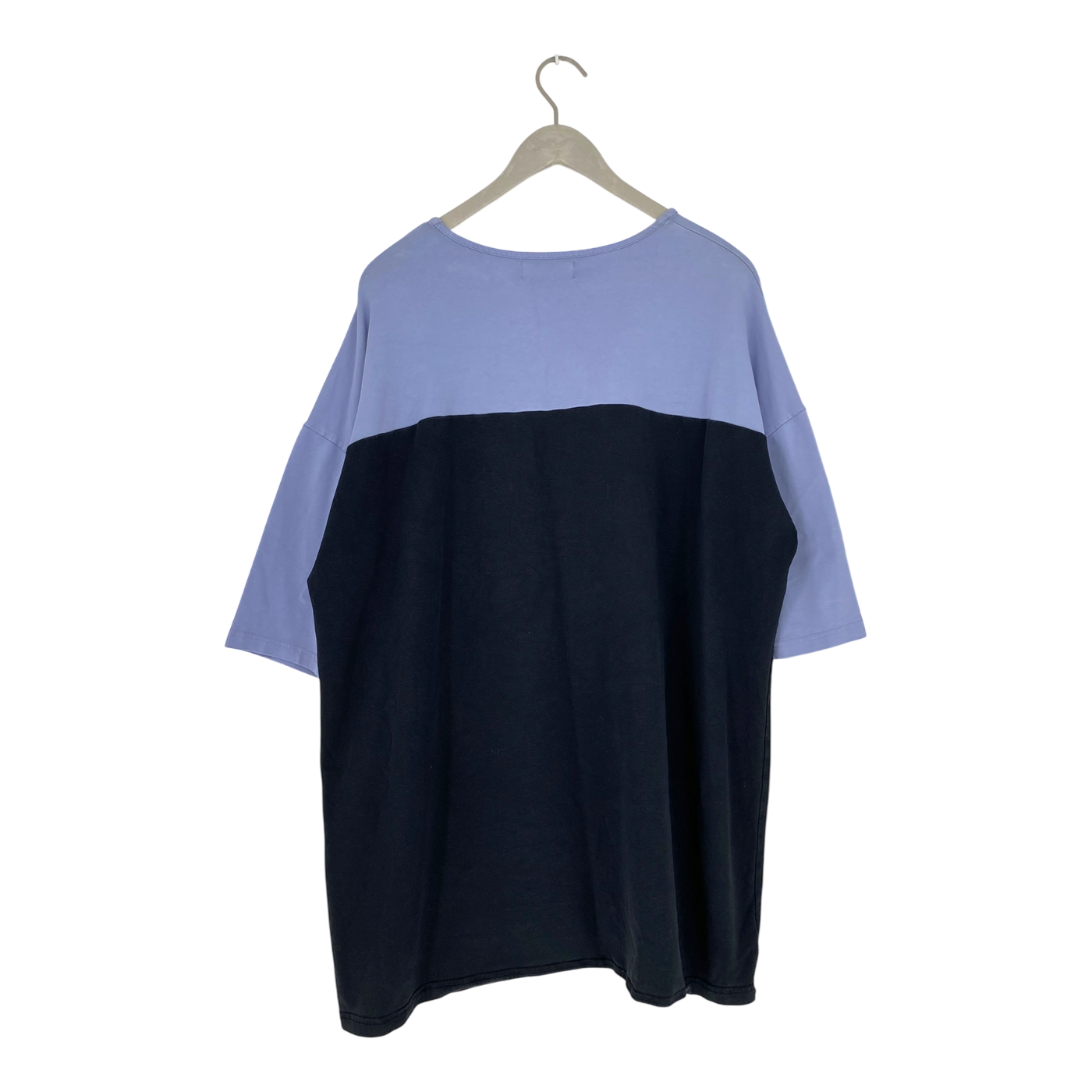 R/H mickey sweat t-shirt, baby blue / black | woman S/M