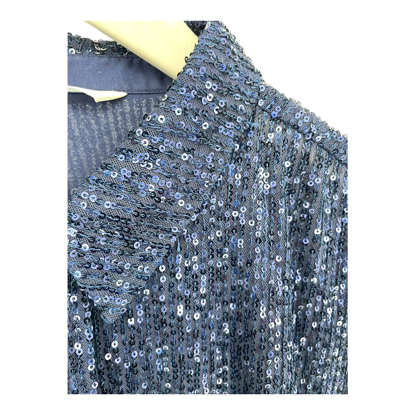 Soft Rebels aviana sequin shirt, blue | woman XXL
