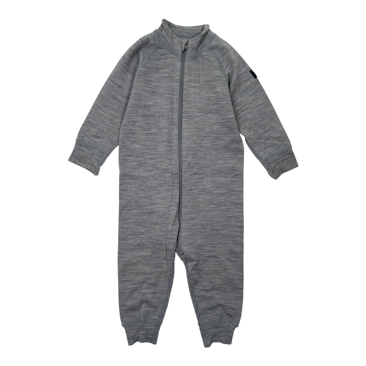 Polarn O. Pyret merino overall, grey | 80cm