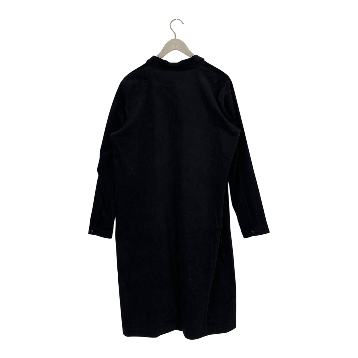 Papu corduroy shirt dress, black | woman XL